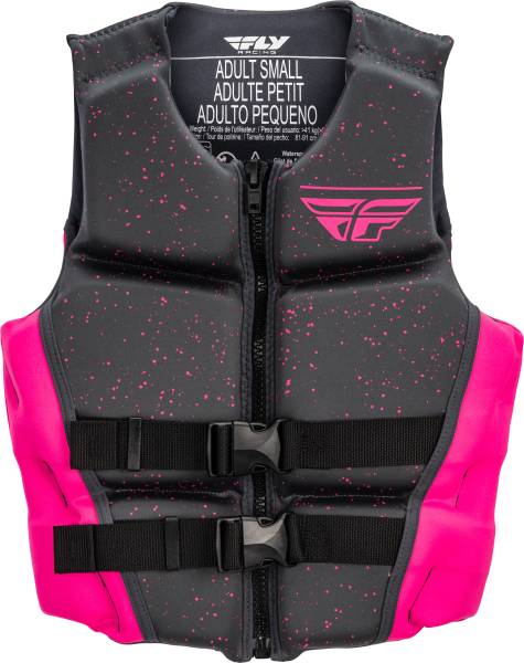 FLY RACING - WOMEN'S NEOPRENE VEST PINK/GREY XS - Image 1