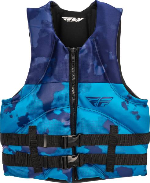 FLY RACING - NEOPRENE VEST BLUE/NAVY SM - Image 1