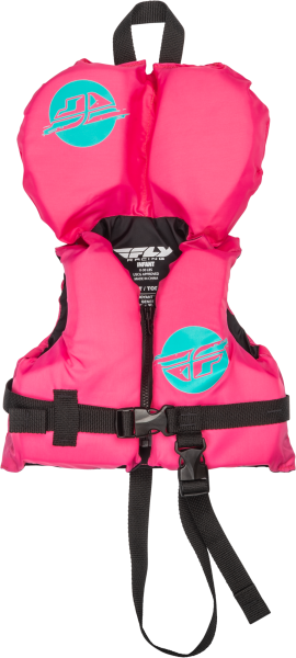 FLY RACING - INFANT FLOTATION VEST NEON PINK/TEAL - Image 1