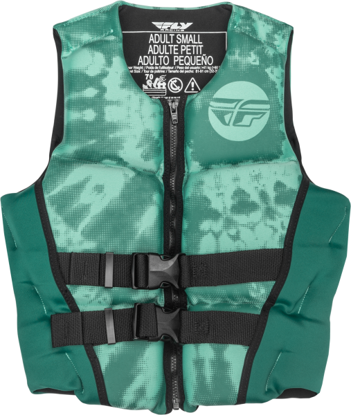 FLY RACING - WMN'S NEOPRENE FLOTATION VEST DARK TEAL/LIGHT TEAL LG - Image 1