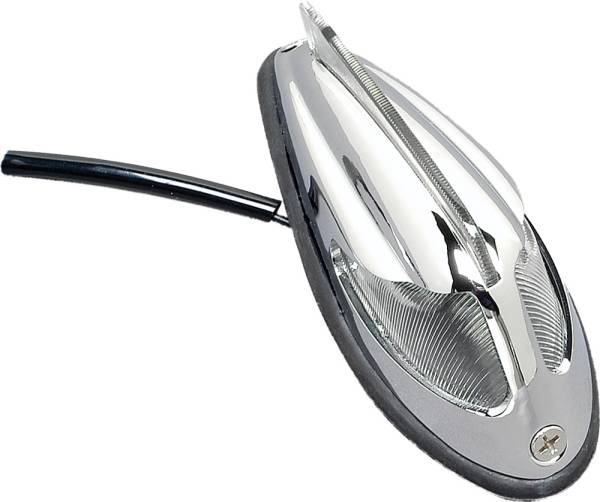 K&S - FENDER LIGHT W/FIN CLEAR - Image 1