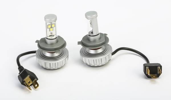 PATHFINDER - HIGH PERFORMANCE H4 LED BULB W/FANLESS HEATSINK (PAIR) - Image 1