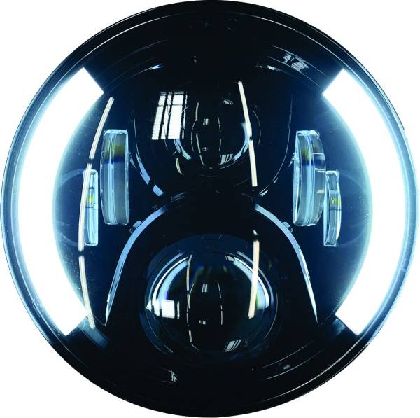 PATHFINDER - HIGH DEFINITION 7" LED HEADLIG PARTIAL HALO BLACK - Image 1