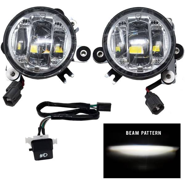 PATHFINDER - LED FOG LIGHT KIT CHROME HON - Image 1