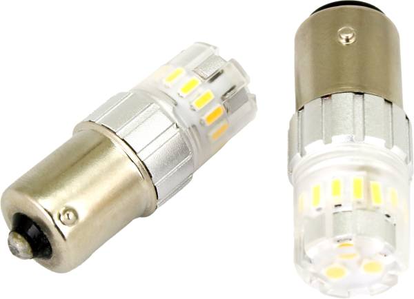 CYRON - LED BULB 1156 AMBER PAIR 6W/BULB SMD OMNI DIRECTIONAL - Image 1