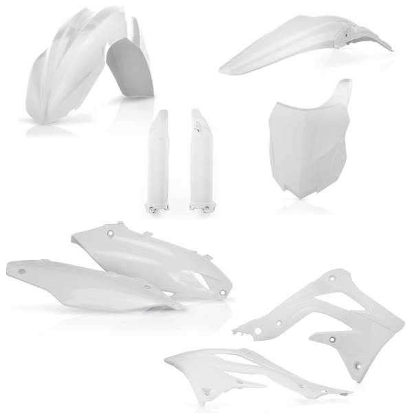 ACERBIS - FULL PLASTIC KIT WHITE - Image 1