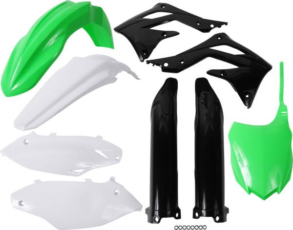 ACERBIS - FULL PLASTIC KIT GREEN - Image 1