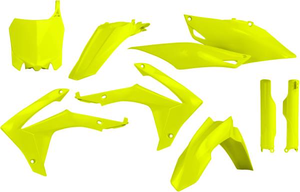 ACERBIS - FULL PLASTIC KIT FLUORESCENT YELLOW - Image 1