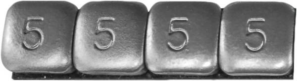 K&L - WHEEL WEIGHTS 5 GRAM SILVER 360 PIECE/BOX - Image 1