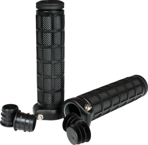 FLY RACING - GRIP-LOCK GRIPS BLACK/BLACK - Image 1