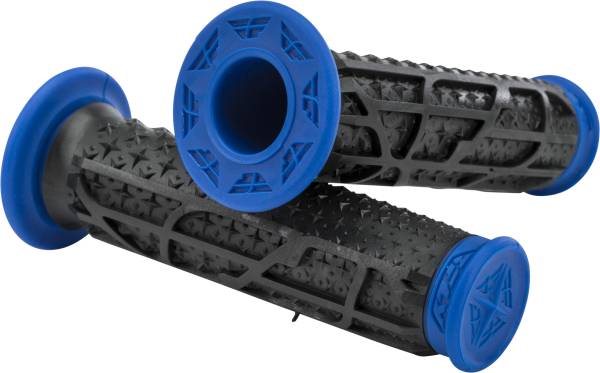 FLY RACING - PILOT II ATV GRIPS BLUE/BLACK - Image 1