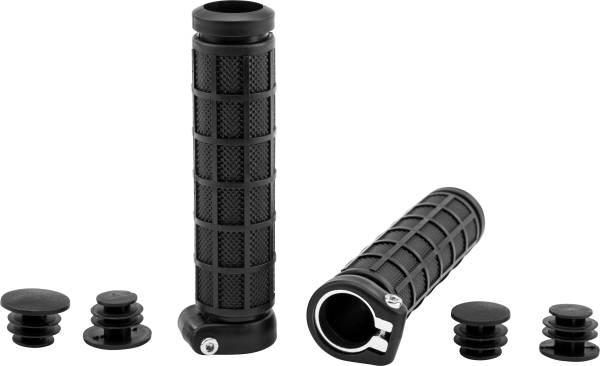 FLY RACING - GRIP-LOCK GRIPS BLACK/BLACK - Image 1