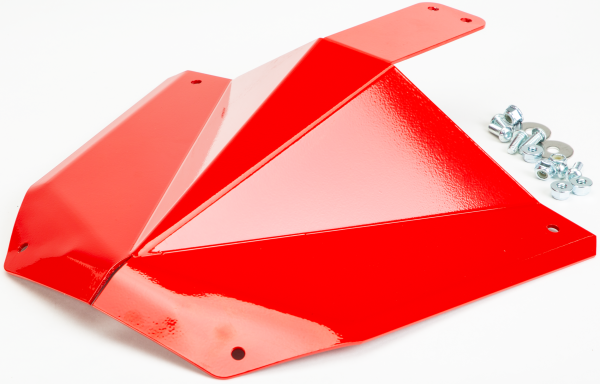 STRAIGHTLINE - SKID PLATE RED FOR GEN4 FRONT BUMPER S/M - Image 1