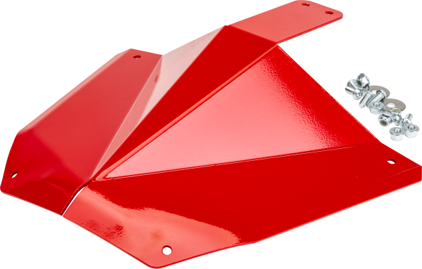 STRAIGHTLINE - SKID PLATE RED FOR GEN5 FRONT BUMPER S/M - Image 1