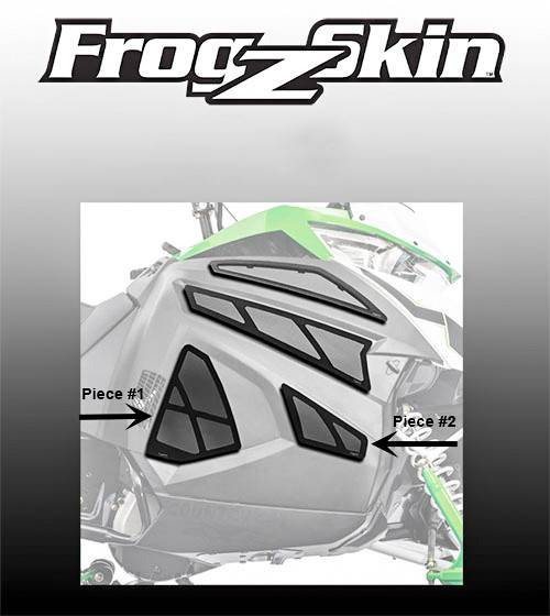 FROGZ SKIN - LOWER EXHAUST SIDE PANEL VENTS 2/PC FRONT/REAR EXHAUST - Image 1