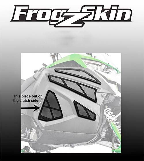 FROGZ SKIN - LOWER CLUTCH SIDE PANEL VENTS 1/PC FRONT/REAR CLUTCH - Image 1