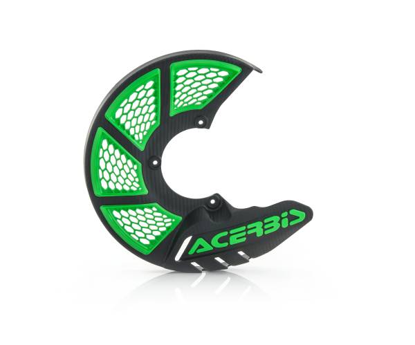 ACERBIS - X BRAKE VENTED BLACK/GREEN - Image 1