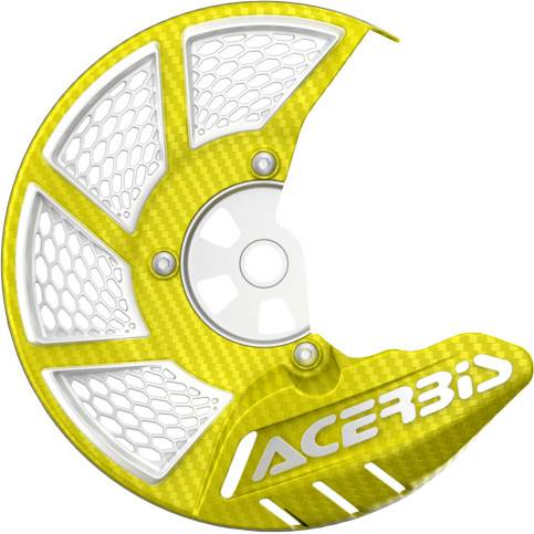 ACERBIS - X-BRAKE VENTED YELLOW/WHITE - Image 1