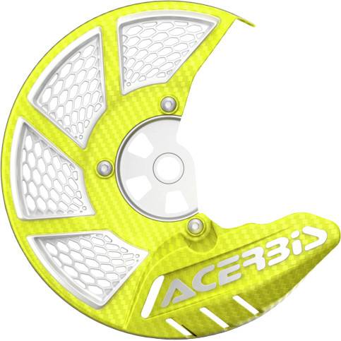 ACERBIS - X-BRAKE VENTED FLUORESCENT YELLOW/WHT - Image 1