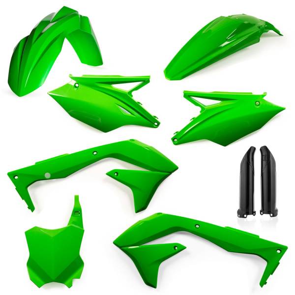 ACERBIS - FULL PLASTIC KIT FLUORESCENT GREEN - Image 1