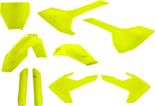 ACERBIS - FULL PLASTIC KIT FLUORESCENT YELLOW - Image 1