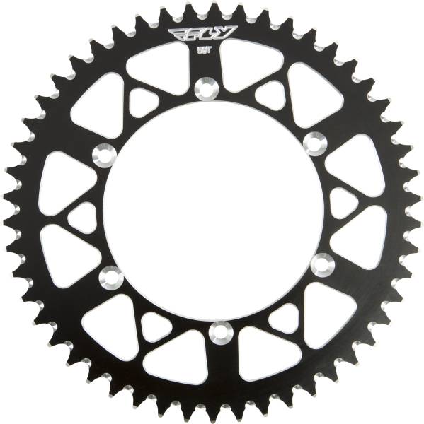 FLY RACING - REAR SPROCKET ALUMINUM 50T-520 BLK KAW/SUZ - Image 1