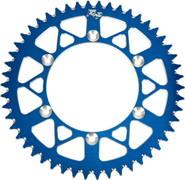 FIRE POWER - REAR SPROCKET ALUMINUM 46T-428 BLU HUSQ/KTM - Image 1