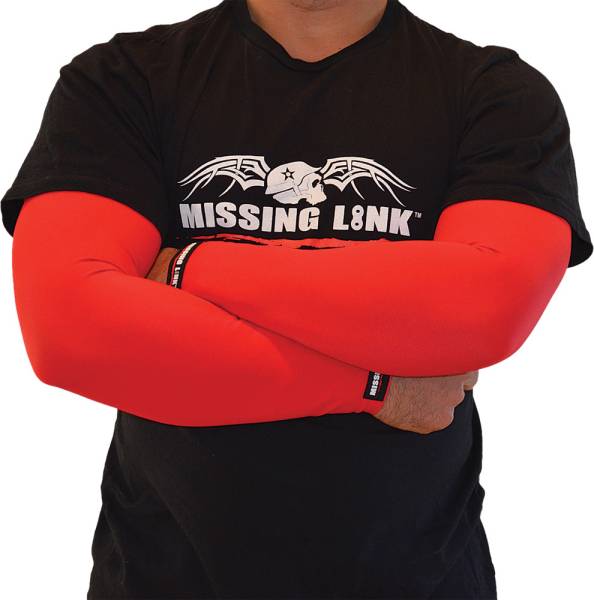 MISSING LINK - ARMPRO SOLID RED XS - Image 1