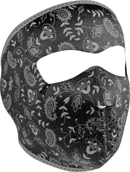 ZAN - NEOPRENE FULL MASK DARK PAISLEY - Image 1