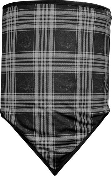 ZAN - COMBO GAITER COZY FLEECE SKULL PLAID - Image 1