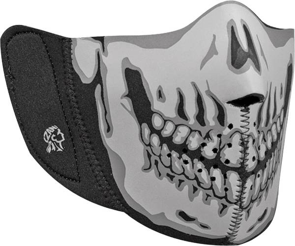 ZAN - MODI-FACE DETACHABLE MASK NEOPRENE GREY SKULL - Image 1