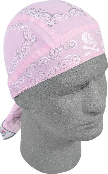 ZAN - FLYDANNA SKULL PAISLEY PINK - Image 1