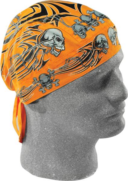 ZAN - FLYDANNA ORANGE TRIBAL SKULL - Image 1