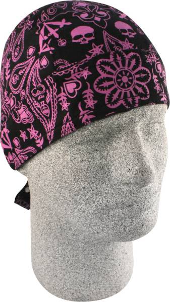 ZAN - HIGHWAY HONEYS FLYDANNA PURPLE PAISLEY SKULL - Image 1