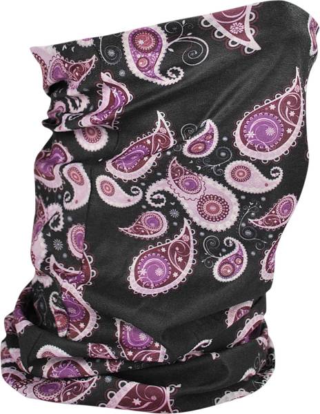 ZAN - MOTLEY TUBE FLEECE LINED PURPLE PAISLEY - Image 1