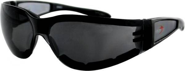 BOBSTER - SHIELD II SUNGLASSES BLACK W/SMOKE LENS - Image 1