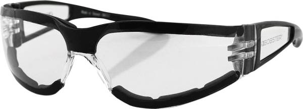 BOBSTER - SHIELD II SUNGLASSES BLACK W/CLEAR LENS - Image 1