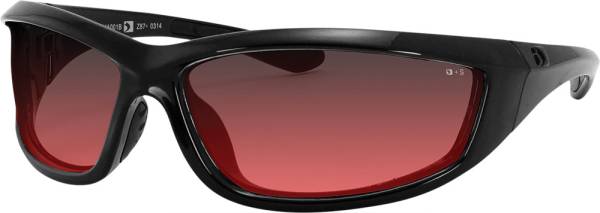 BOBSTER - CHARGER SUNGLASSES BLACK W/ROSE LENS - Image 1