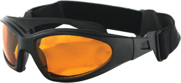 BOBSTER - GXR SUNGLASSES BLACK W/AMBER LENS - Image 1