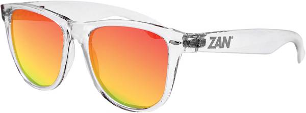 ZAN - THROWBACK MINTY SUNGLASSES CLEAR W/SMOKE CRIMSON LENS - Image 1