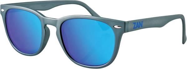 ZAN - THROWBACK NVS SUNGLASSES MATTE GUNMETAL W/SMOKE CYAN - Image 1