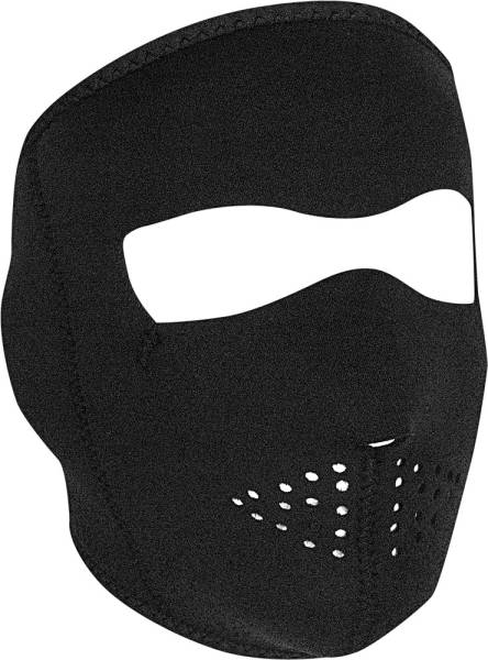 ZAN - FULL FACE MASK BLACK W/FLEECE LINED EARS - Image 1