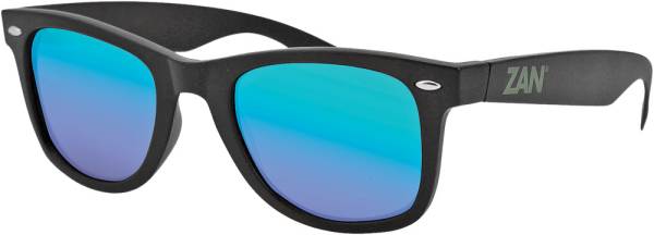 ZAN - THROWBACK WINNA SUNGLASSES MATTE BLACK W/SMOKE GREEN - Image 1