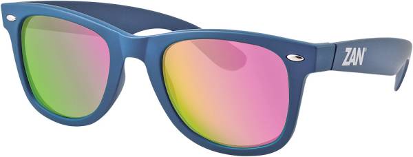 ZAN - THROWBACK WINNA SUNGLASSES STEEL BLUE W/SMOKE PURPLE - Image 1