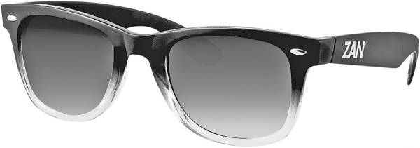 ZAN - THROWBACK WINNA SUNGLASSES BLACK GRADIENT W/SMOKE LENS - Image 1