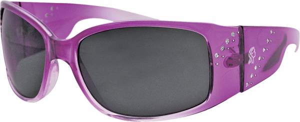 ZAN - BOISE SUNGLASSES CRYSTAL PURPLE SMOKED LENS - Image 1