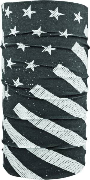 ZAN - MOTLEY TUBE POLYESTER BLACK/WHITE FLAG - Image 1