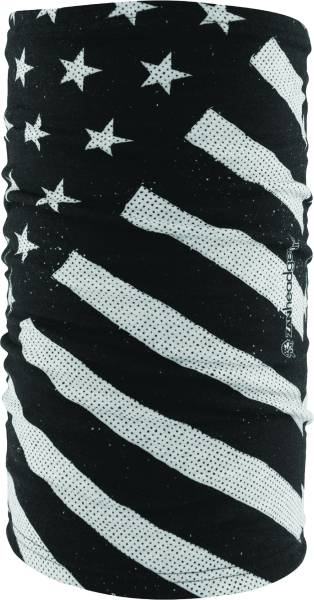 ZAN - MOTLEY TUBE BLACK & WHITE FLAG - Image 1