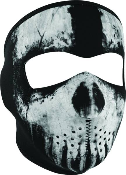 ZAN - NEOPRENE FULL MASK SKULL GHOST - Image 1