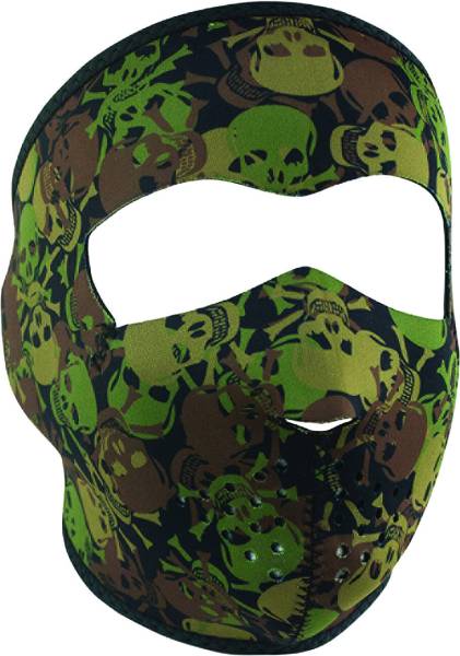 ZAN - NEOPRENE FULL MASK ALL OVER SKULL CAMO - Image 1